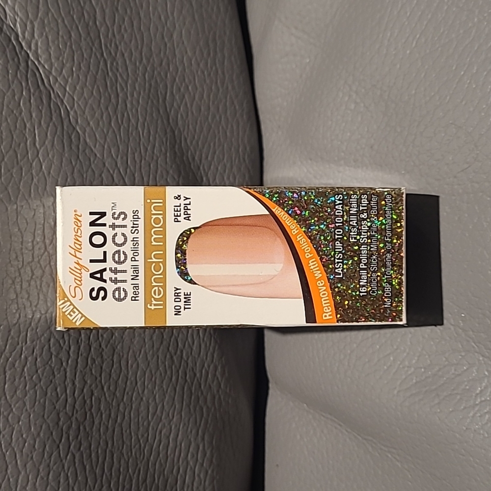 Sally Hansen Salon Effects French Mani Real Nail Polish Strips - 008 Excusez Moi - Picture 1 of 3